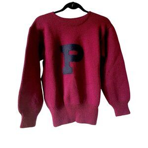 Vintage University of Pennsylvania Varsity Sweater 1950's Pearson Wool Men's S/M